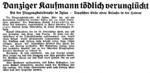 POST 174: MY GREAT-UNCLE RUDOLF LÖWENSTEIN, DANZIG REPRESENTATIVE OF ...